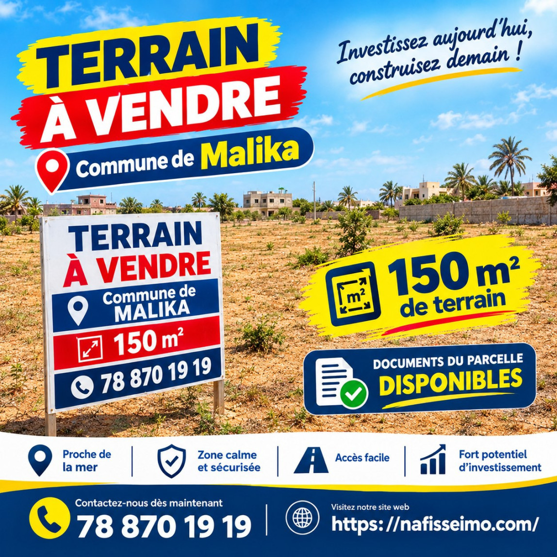Terrain à malika commune